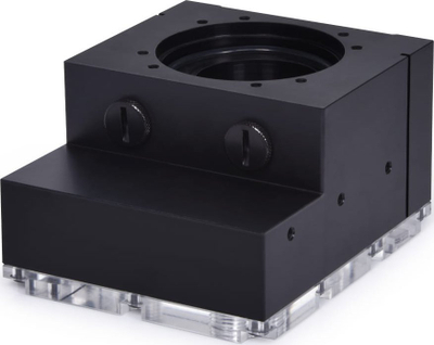 Rezervuar uji Alphacool ES 4U me D5 Top, për server 4U, transparent