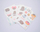 Sticker-a ngjitës Pusheen the Cat Gadget Decals, 16 copë, vinil, shumëngjyrëshe