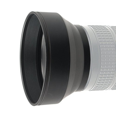 Hood lente Kaiser Fototechnik 6827, 7.7 cm, gome, i zi
