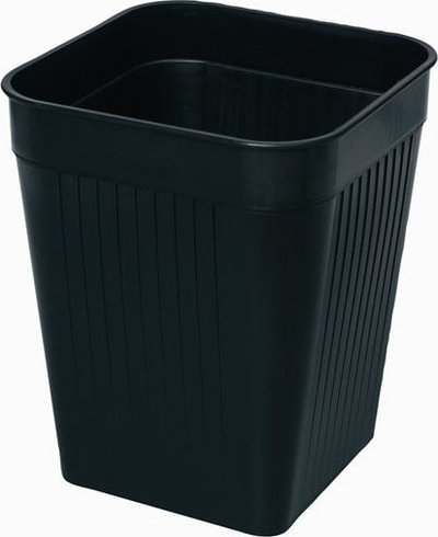 Kosh letre Bantex, 14L, plastik, i zi