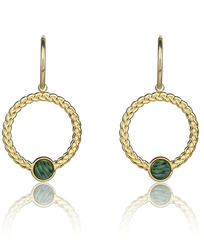 Vathë për femra Marc Malone Ellie Green Earrings MCE23001G, të artë