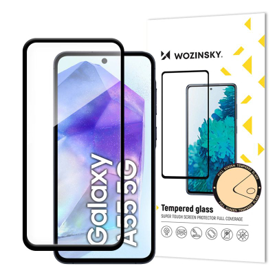 Xham mbrojtës Wozinsky Full Glue Samsung Galaxy A26, 9H, mbulim i plotë, i zi