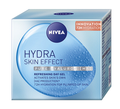 Xhel hidratues për fytyrë Nivea Hudra Skin Effect Refreshing Daily Moisturizing Gel, 50 ml