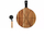 Set servirjeje pice Maku Kitchen Life, dru akacie, 2 pjesë, ngjyrë natyrale