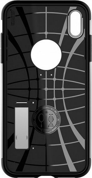 Kornizë mbrojtëse Spigen Slim Armor për iPhone Xs Max, argjend