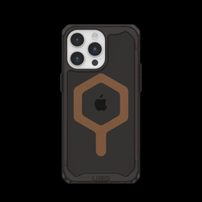 Mbrojtëse telefoni UAG Plyo Pro për iPhone 15 Pro Max, me MagSafe, ngjyrë e zezë bronz
