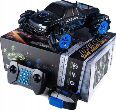 Makine lodër RC 4x4 për stunt e drift, me telekomandë me gjeste, rrotullim 360°, shumëngjyrëshe