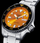 Orë Seiko SRPK35K1, e argjendtë/portokalli