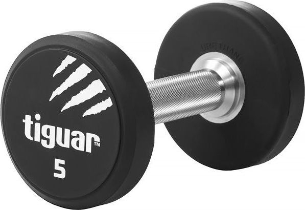 Dumbbell Tiguar TI-WHPU0050 Rubberized 5 kg