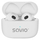 Безжични слушалки Savio TWS-01 PRO, Bluetooth 5.4, 20 часа батерија, бели