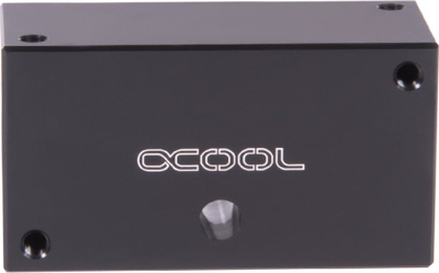 Pllakë shpërndarëse uji Alphacool ES Distro Plate C1, acetal, për sistem ftohjeje uji, e zezë