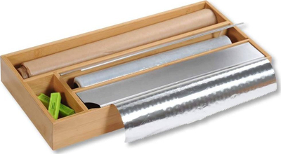 Organizues sirtari Kesper Fliavg, 4 ndarje, 42 x 19 cm, bambu natyrale