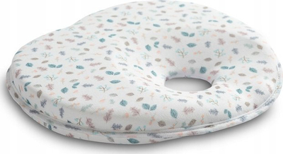 Ергономско перниче CORRECTIVE PILLOW LEAVES, за новороденчиња, 22×22 cm, шарено