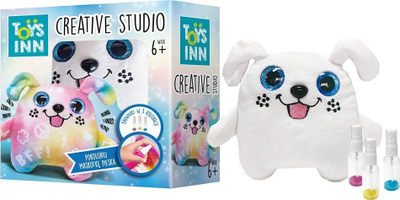 Set kreativ me lodër qen Stnux Color + Paint, bojë spraj, shumëngjyrëshe