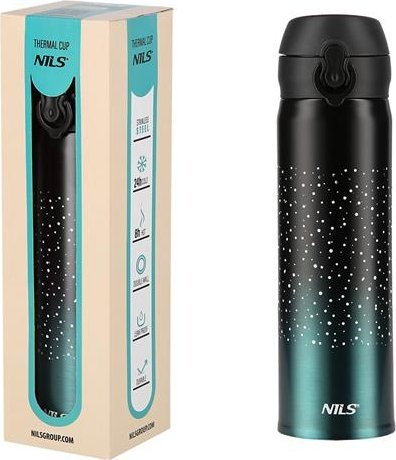 Kub termo Nils Triton NCB11, 450ml, çelik inox, jeshile e zezë