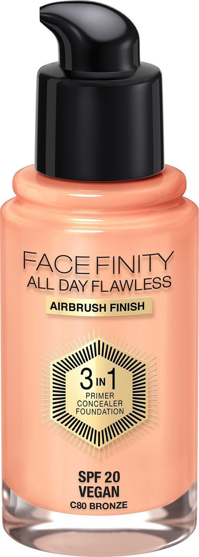 Fondatinë Max Factor Facefinity All Day Flawless 3 in 1, SPF 20, nuanca Bronze