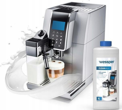 Solucion pastrimi për sistemin e qumështit Wessper Clean Milk, 1000 ml, i tejdukshëm