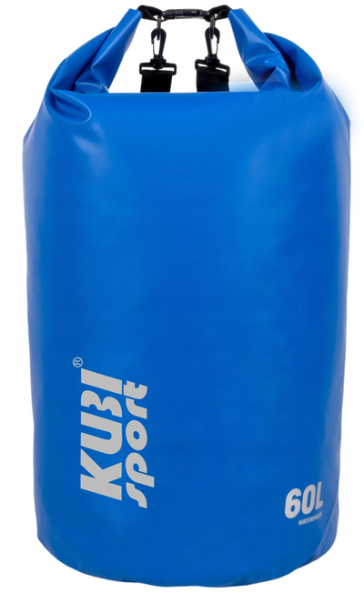 Водоотпорна торба KUBISPORT Kub_05-BA12K-MO, 60L, за чамец и кајак, сина
