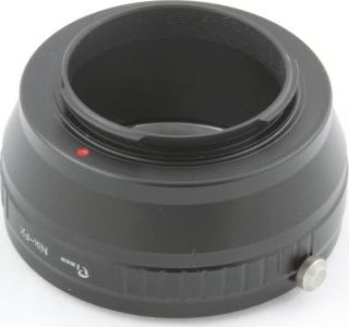 Adapter objektivi Pixco, FUJIFILM X për Nikon Ai AiS AF, metalik, i zi