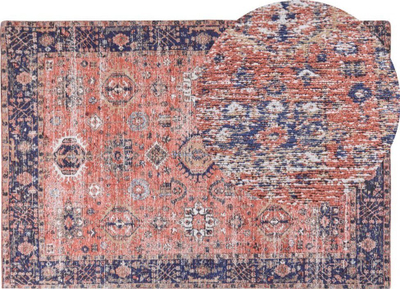 Tapet pambuku KURIN, 140 x 200 cm, oriental, kuqe blu