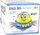 Top lodër uji LeanToys Water Ball UFO, LED, muzikë argëtuese, rozë