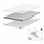 Mbrojtëse laptopi Amazingthing Titan Hardshell, për MacBook Air M5 16", e tejdukshme