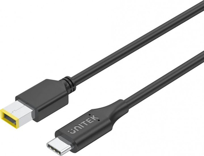 Kabllo karikimi Unitek C14115BK, USB C në Lenovo DC in, 1.8 m, e zezë