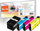 Set bojërash Peach Multi Pack, kompatibil me HP 912XL 3YP34AE, me chip