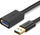 Kabllo USB Ugreen, 2 x USB-A, 2 m, e zezë