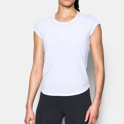 Maicë për femra Threadborne Run Mesh SS, e bardhë, masa M (1300188 100)