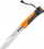 Thikë palos Opinel No. 08 Outdoor, teh çelik inox, dorezë portokalli