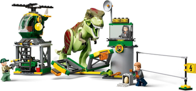 Set ndërtimi LEGO Jurassic World 76944 T. Rex Dinosaur Escape, 140 copë, për mosha 4+, shumëngjyrësh
