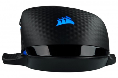 Гејминг глушец Corsair Dark Core, безжичен, 18000 DPI, црн