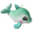 Lodër pelushi Deef Dolphin, maskot e butë, 20 cm, jeshile