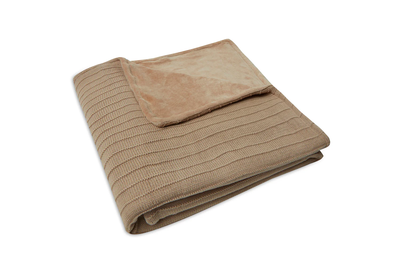 Batanije Pure Knit Biscuit Velvet GOTS, 100x150cm, biscuit