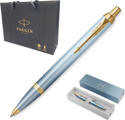 Stilolaps Parker IM Rituals Green Gradient Gold Trim, ballpoint, jeshil metalik