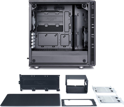 Kasë Fractal Design Define Mini C TG, Micro Tower