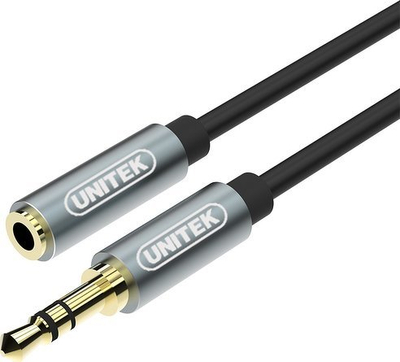 Kabllo argjendi Unitek Jack 3.5mm - Jack 3.5mm 1m (Y-C932ABK)