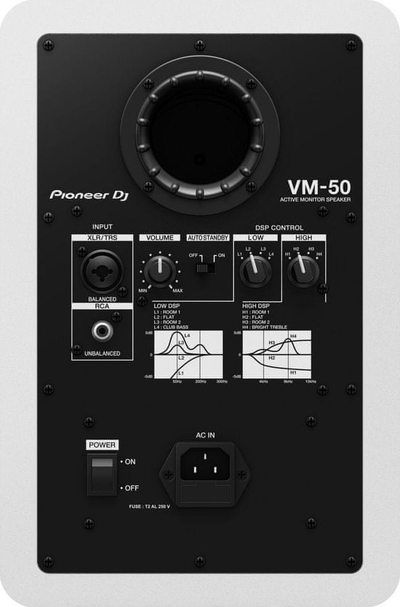 Monitor studio aktiv Pioneer DJ VM-50 WH, 5.25", 1 copë, i bardhë