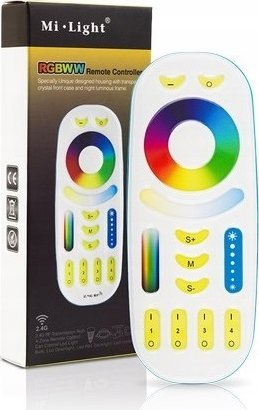 Pilot LED Mi-Light RGBW RF, 4 zona, 2.4GHz, i bardhë