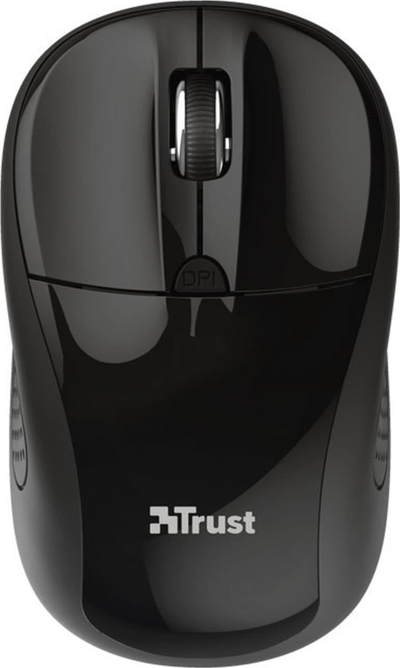 Set aksesorë zyre Trust Primo 4 in 1, tastierë, maus wireless, kufje, i zi