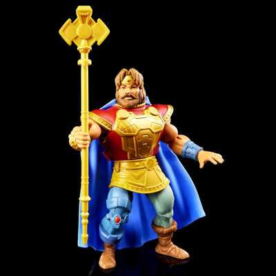 Figurë aksioni Mattel Masters of the Universe King Randor, Origins Rise of Snake Men, 14 cm, shumëngjyrëshe