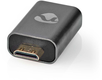 Adapter HDMI Nedis, mini HDMI në HDMI, 4K, gri metalik