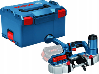 Sharrë shirit Bosch GCB 18V-63 pa kabllo, 18V, pa bateri e pa karikues, blu