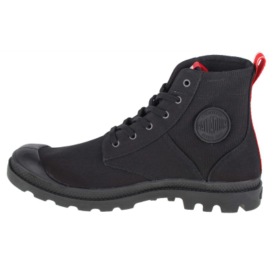 Këpucë Palladium Pampa Hi Army 78583-008-M, tekstil, unisex, të zeza