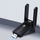 Adapter WiFi Zenwire WD-4605AC, USB 3.0, 1300 Mbps, me antena të jashtme