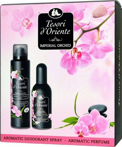 Set dhurate Tesori d’Oriente Orchid, eau de parfum 100ml, deodorant spray 150ml