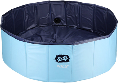 Pisinë e palosme për qen NILS NC2804, PVC, blu