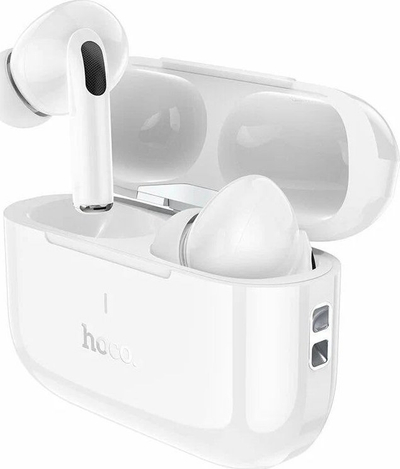 Kufje wireless Hoco EW59 TWS, Bluetooth 5.3, bateri 300mAh, të bardha