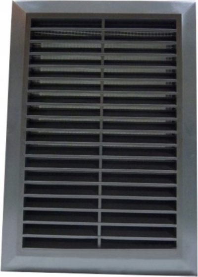 Kapak ventilimi Awenta T26, 14x21 cm, plastikë, grafit